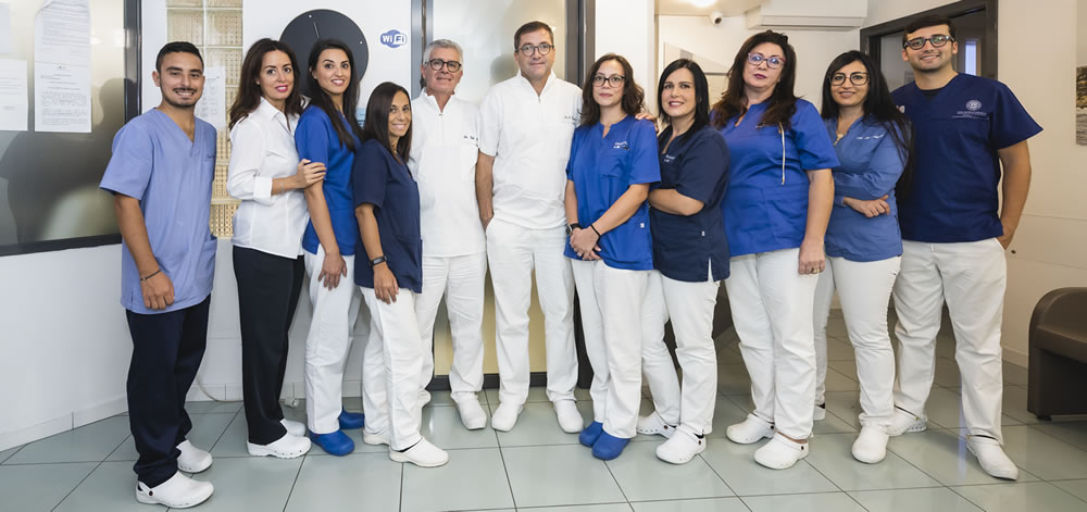 Lo staff dello studio dentistico Sanci Crivello